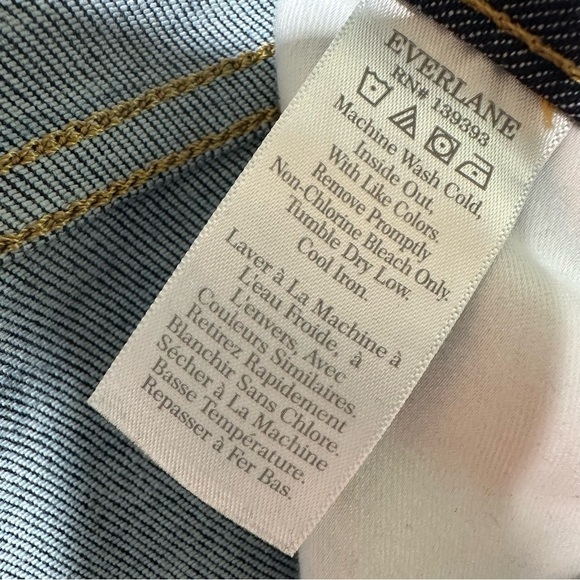 Everlane The Way-High Skinny Split Hem Organic Cotton Jeans Size 30 - Picture 10 of 13